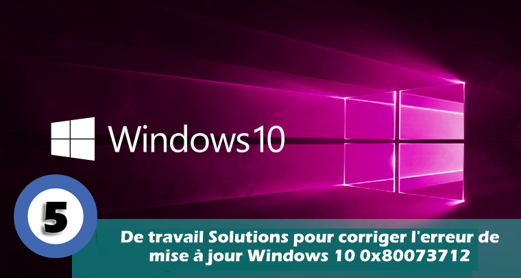 Windows 10 0x80073712