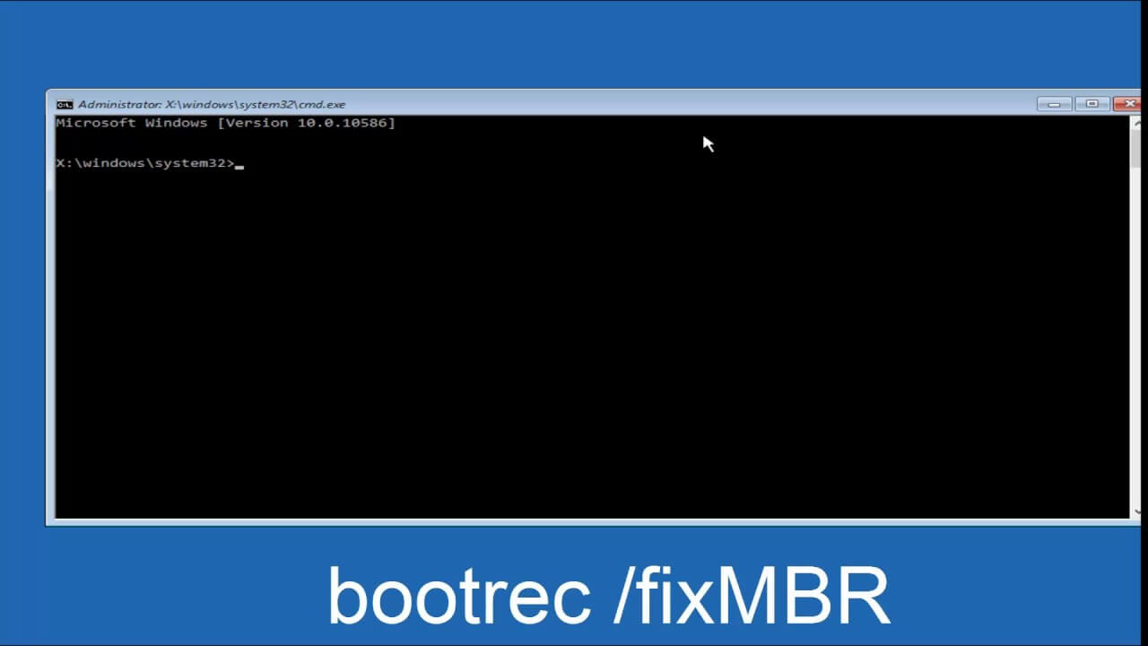 BOOTMGR manquant de Windows 10,