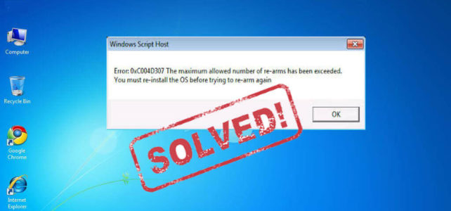 Comment réparer l’erreur 0xc004d307 de Windows à maximiser permis Ré-arms