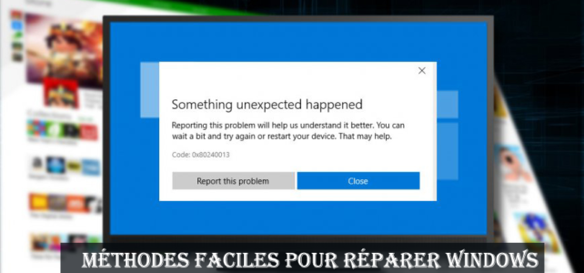 Méthodes faciles pour réparer Windows Store Erreur 0x80240013 Méthodes faciles pour réparer Windows Store Erreur 0x80240013