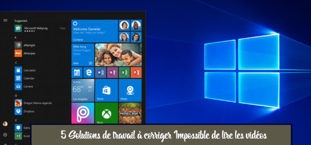 5 Solutions de travail à corriger Impossible de lire les vidéos MKV dans Windows 10 Problème 5 Solutions de travail à corriger Impossible de lire les vidéos MKV dans Windows 10 Problème